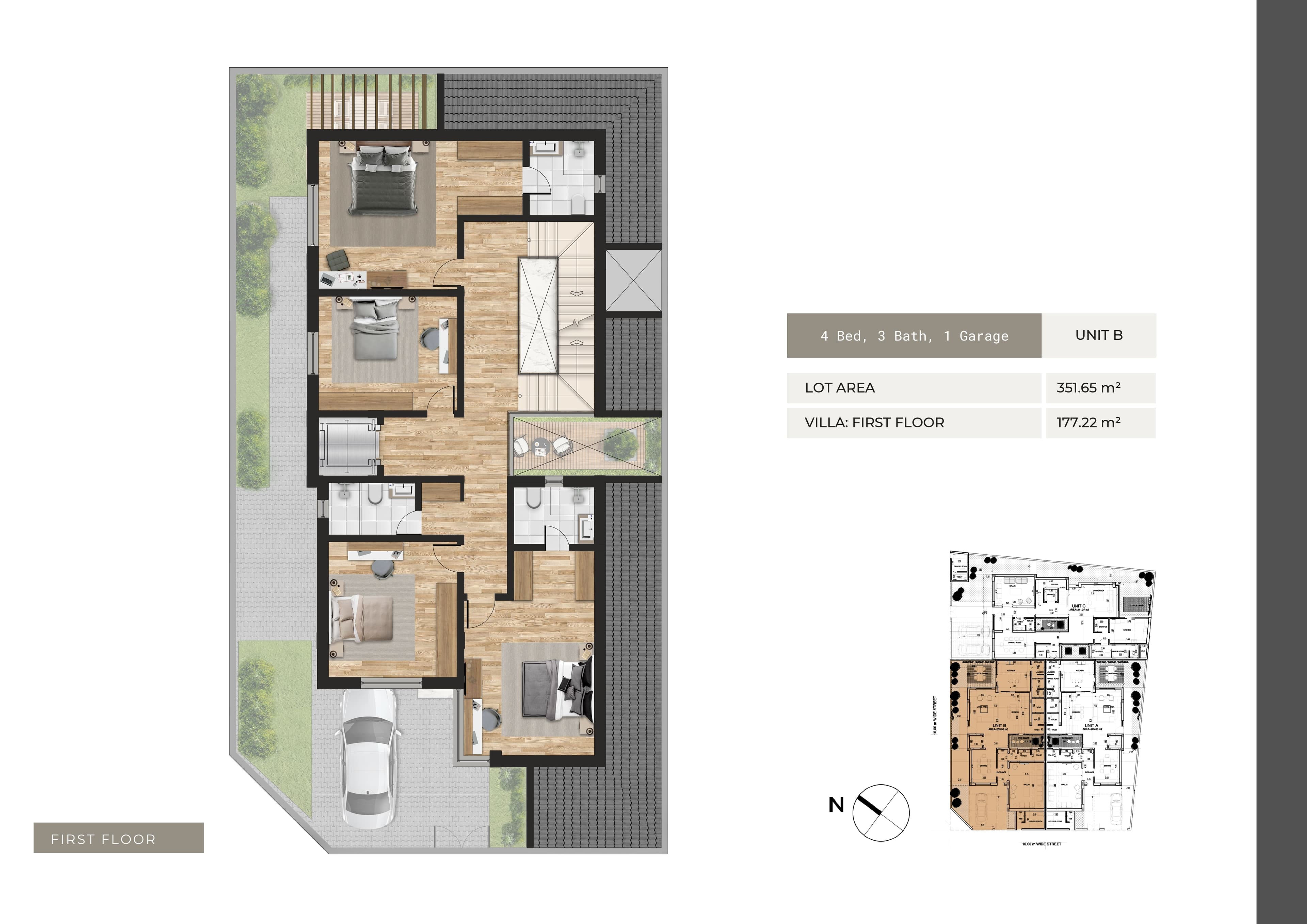 Trio Villas Unit B - صورة 2