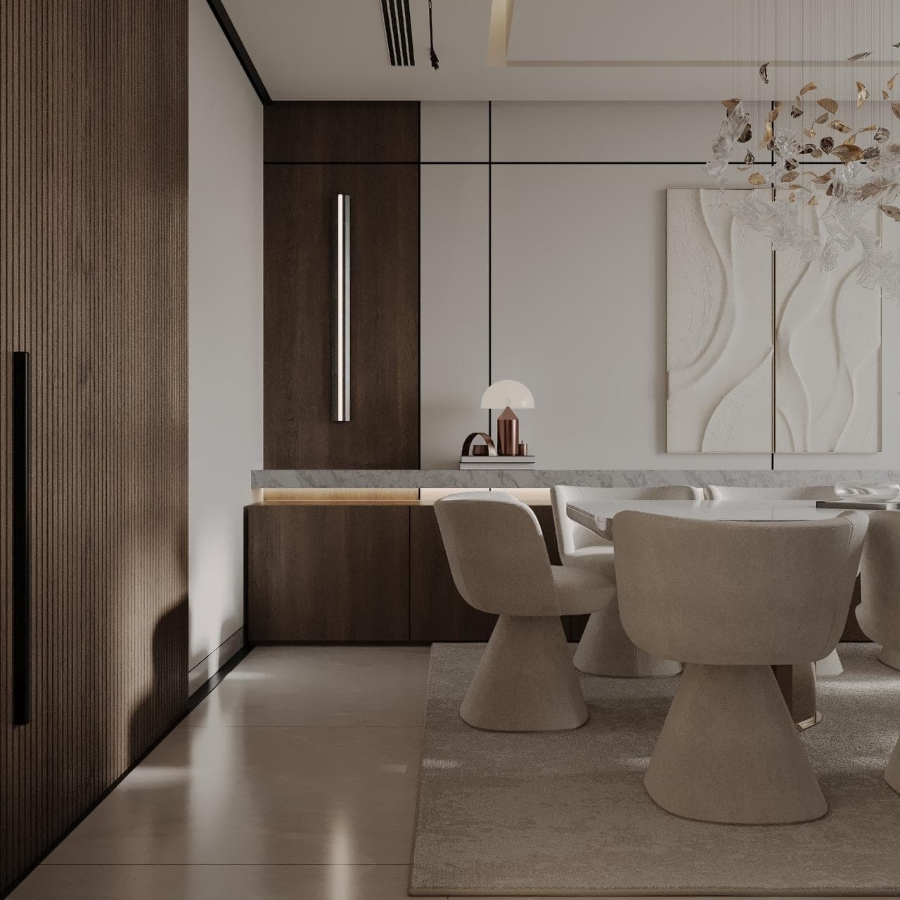 Villa Reception Design - صورة 12